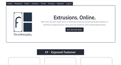 Desktop Screenshot of facadesupply.com